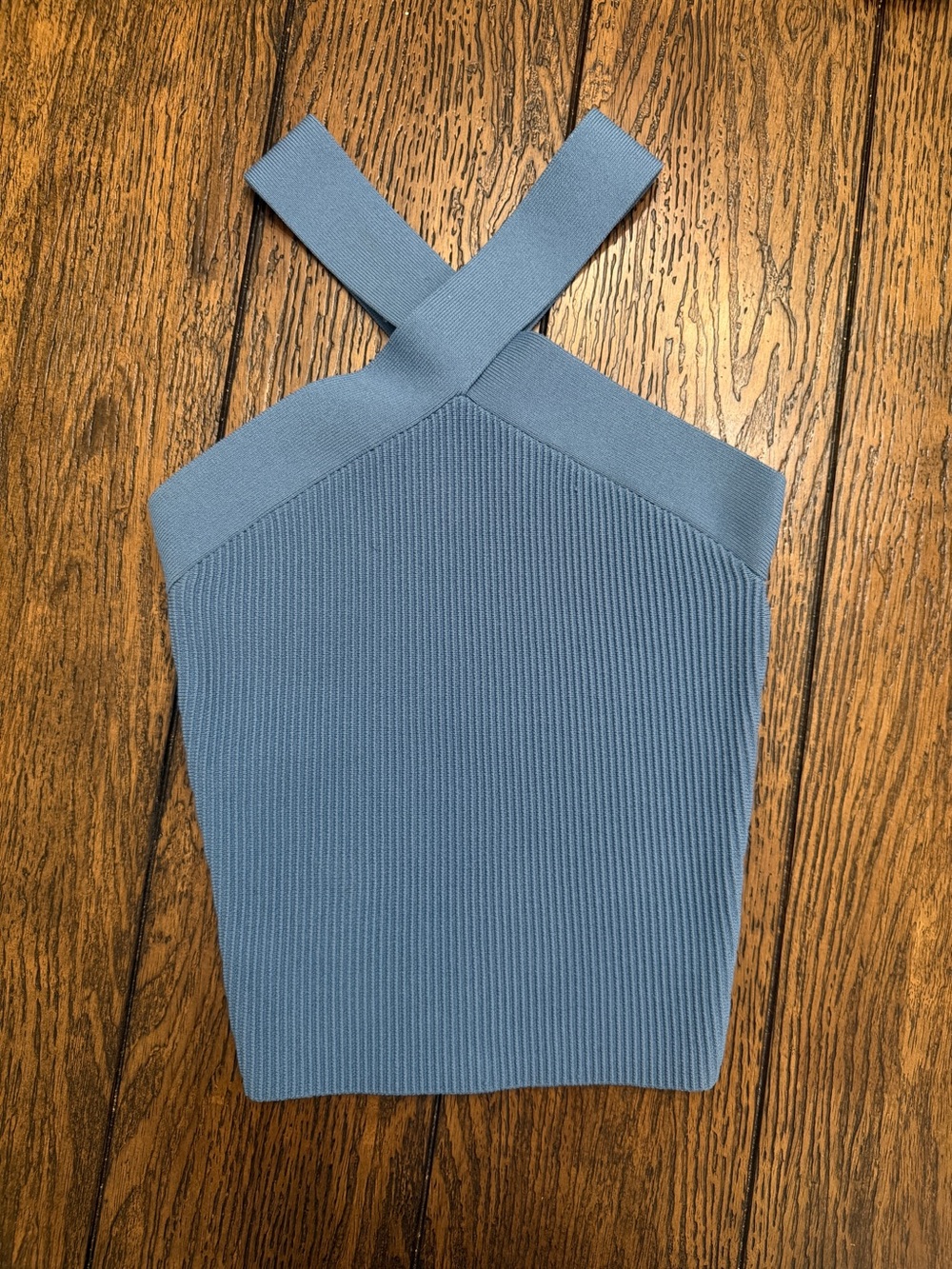 Aritzia Babaton Sculpt Knit Criss-Cross cropped tank - XS